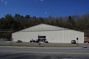 -Steel constructed Kingston Honda's showroom