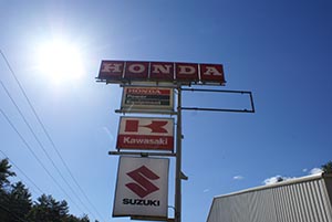 -Steel constructed Kingston Honda's showroom