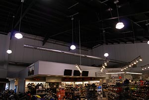 -Steel constructed Kingston Honda's showroom