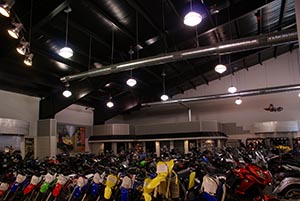 -Steel constructed Kingston Honda's showroom