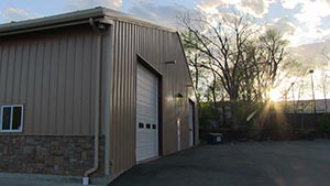 An -Steel erected office building in Montgomery, NY